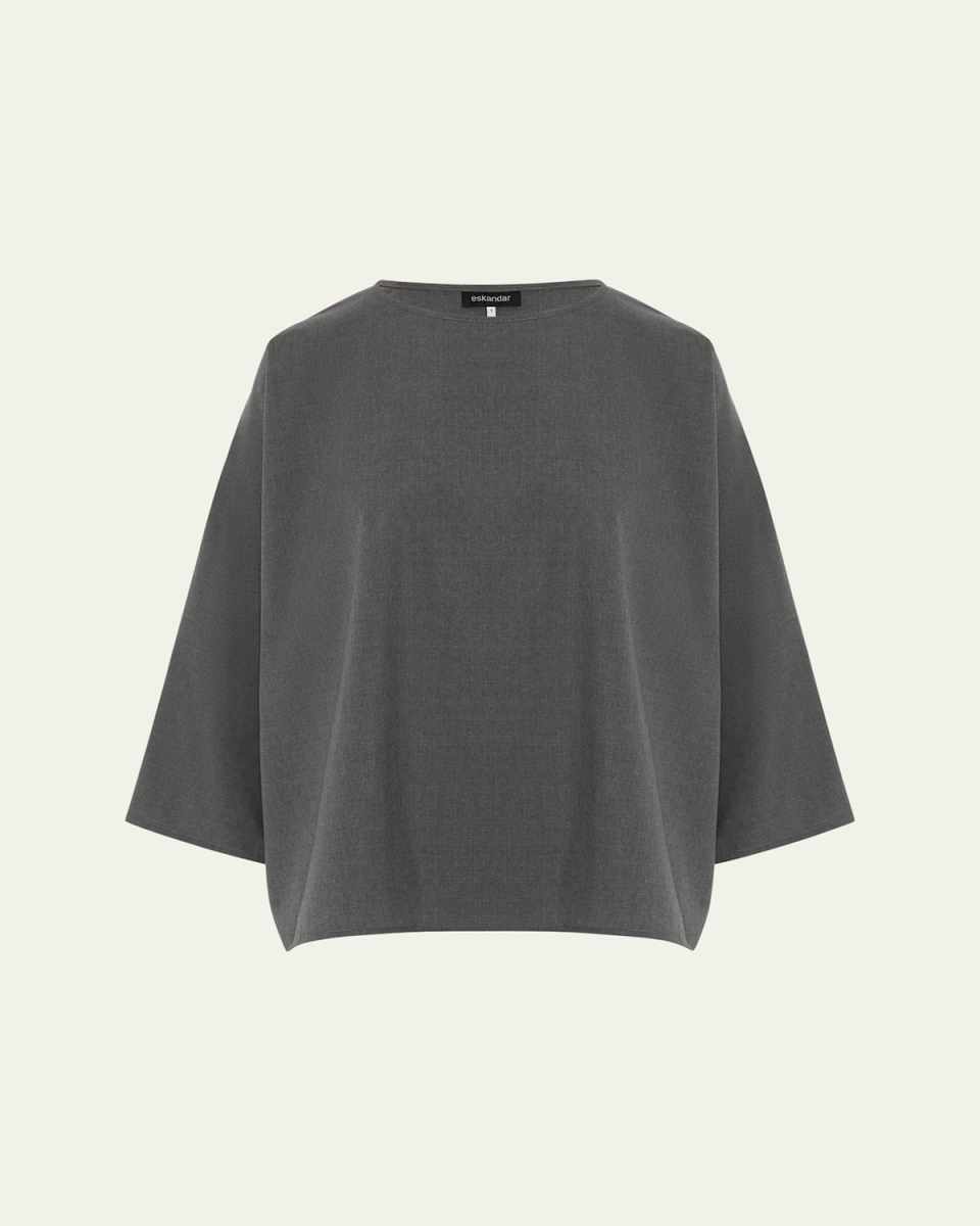 Boat Neck Top (Mid Length)